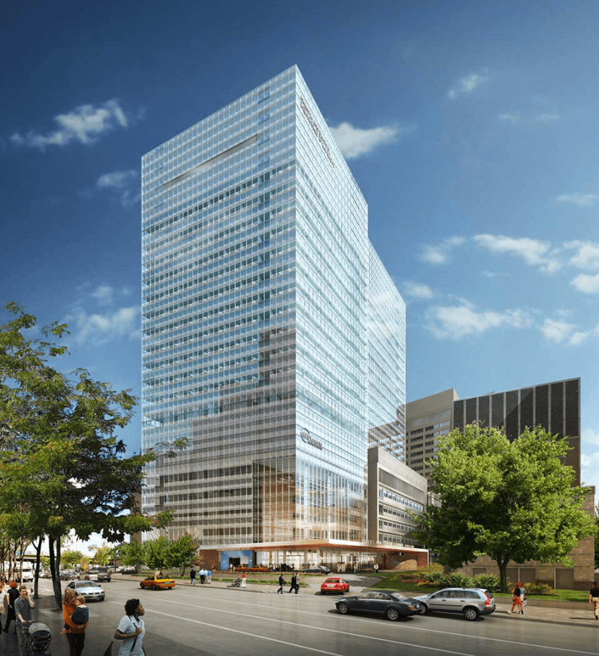 Construcción Kimmel Pavilion